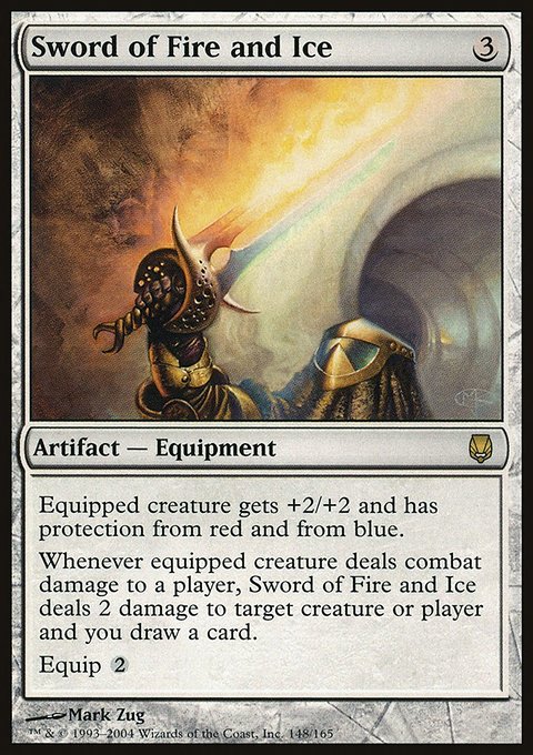 Sword of Fire and Ice, Darksteel #148, Magic: The Gathering card
