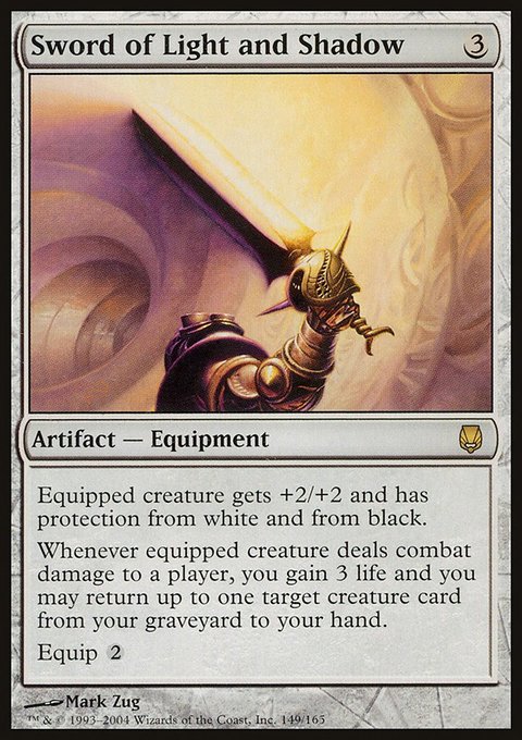 Sword of Light and Shadow, Darksteel #149, Magic: The Gathering card