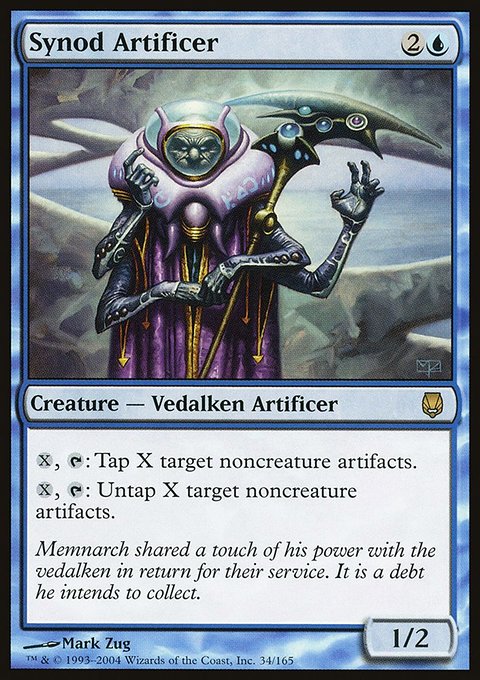 Synod Artificer, Darksteel #34, Magic: The Gathering card
