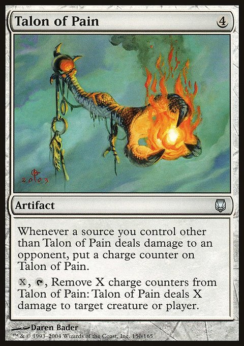 Talon of Pain, Darksteel #150, Magic: The Gathering card