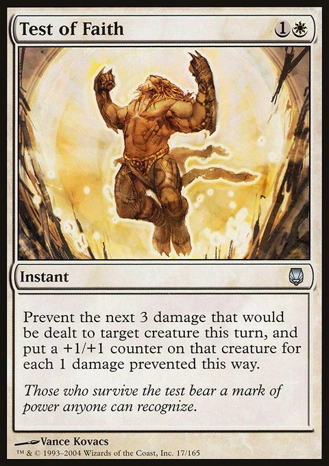 Test of Faith, Darksteel #17, Magic: The Gathering card