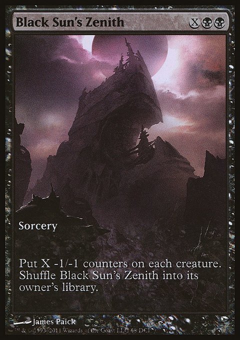 Black Sun's Zenith, DCI Promos #68, Magic: The Gathering card