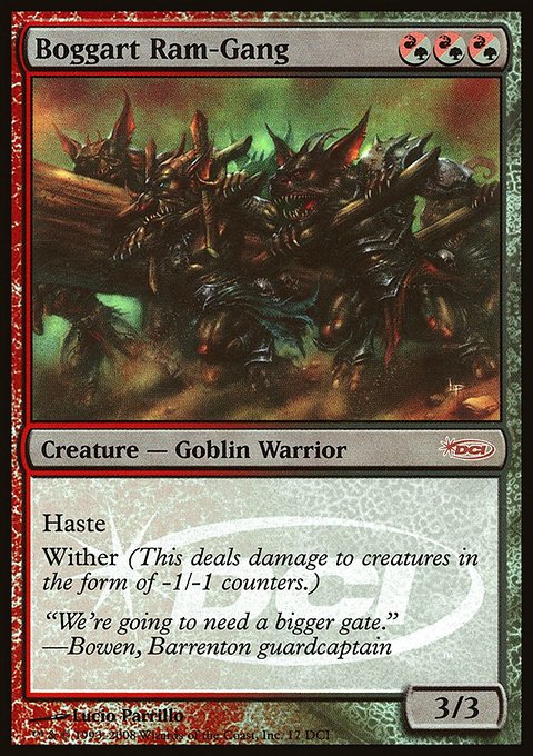Boggart Ram-Gang, DCI Promos #17, Magic: The Gathering card