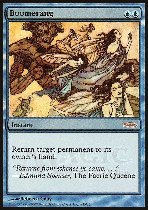Boomerang, DCI Promos #4, Magic: The Gathering card