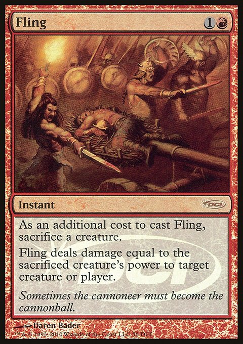 Fling, DCI Promos #50, Magic: The Gathering card