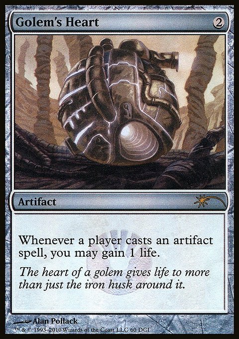 Golem's Heart, DCI Promos #60, Magic: The Gathering card