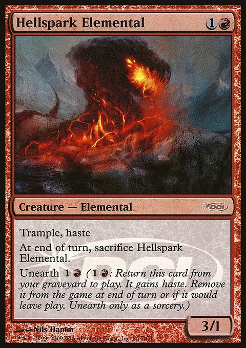 Hellspark Elemental, DCI Promos #25, Magic: The Gathering card