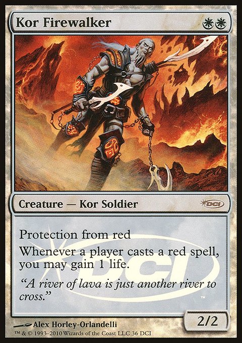 Kor Firewalker, DCI Promos #36, Magic: The Gathering card