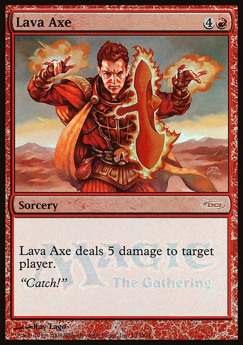 Lava Axe, DCI Promos #13, Magic: The Gathering card