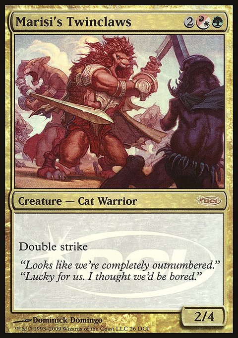 Marisi's Twinclaws, DCI Promos #26, Magic: The Gathering card