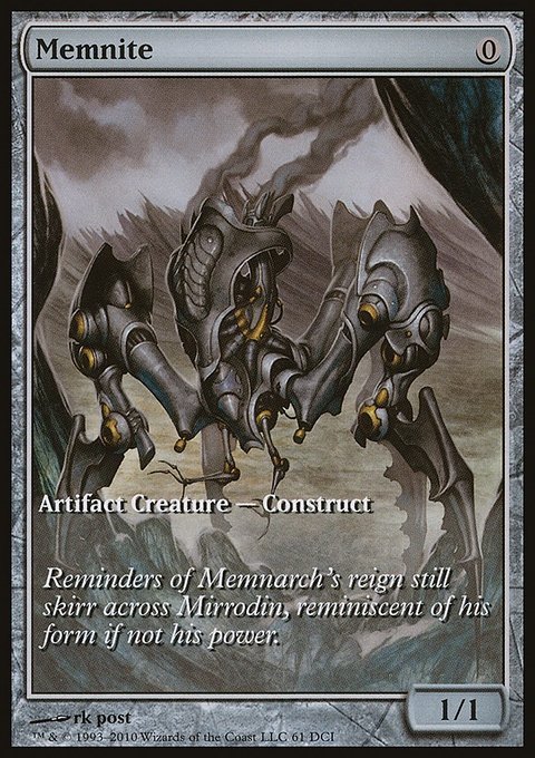 Memnite, DCI Promos #61, Magic: The Gathering card