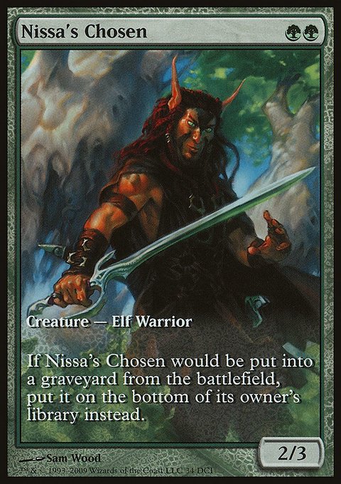 Nissa's Chosen, DCI Promos #34, Magic: The Gathering card