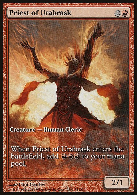 Priest of Urabrask, DCI Promos #74, Magic: The Gathering card