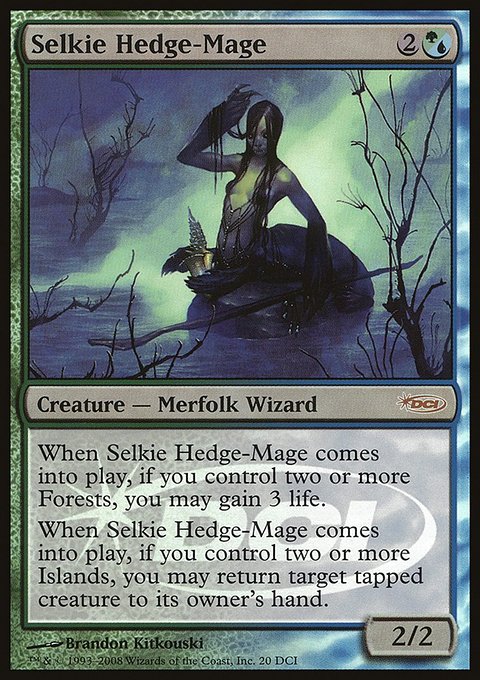 Selkie Hedge-Mage, DCI Promos #20, Magic: The Gathering card