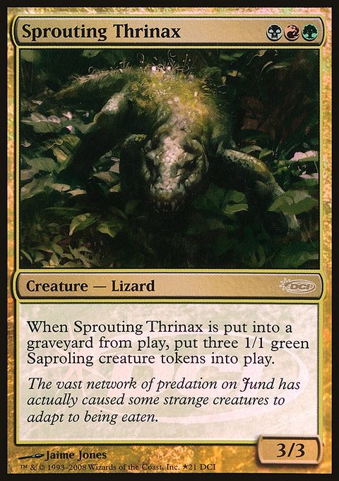 Sprouting Thrinax, DCI Promos #21, Magic: The Gathering card