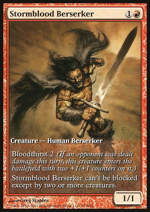 Stormblood Berserker, DCI Promos #79, Magic: The Gathering card