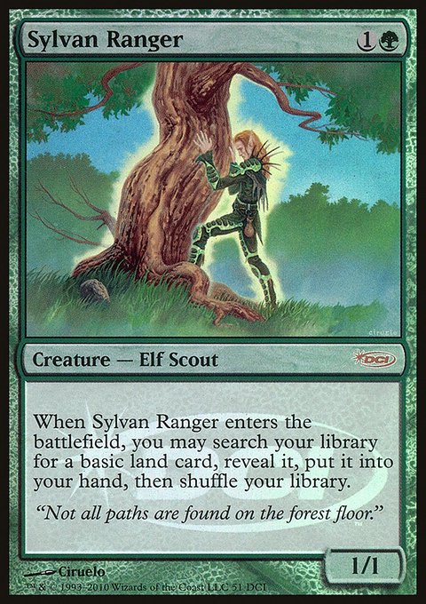 Sylvan Ranger, DCI Promos #51, Magic: The Gathering card
