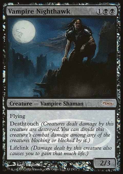 Vampire Nighthawk, DCI Promos #33, Magic: The Gathering card