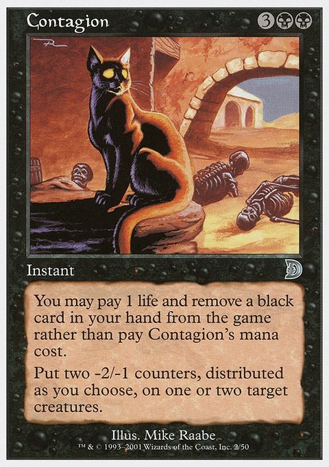 Contagion, Deckmasters #2, Magic: The Gathering card