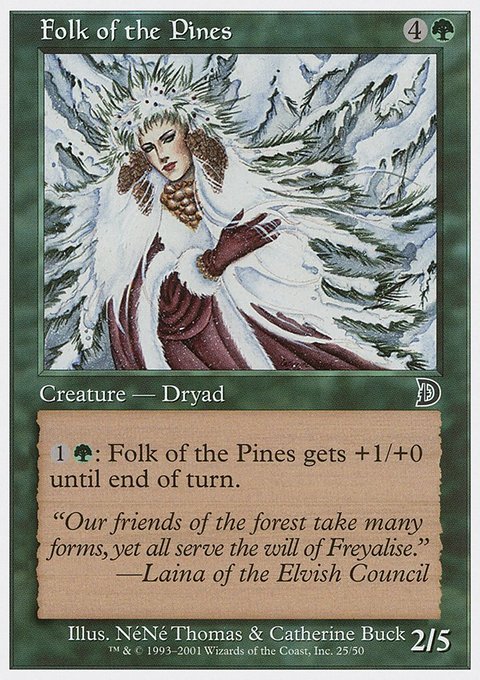 Folk of the Pines, Deckmasters #25, Magic: The Gathering card