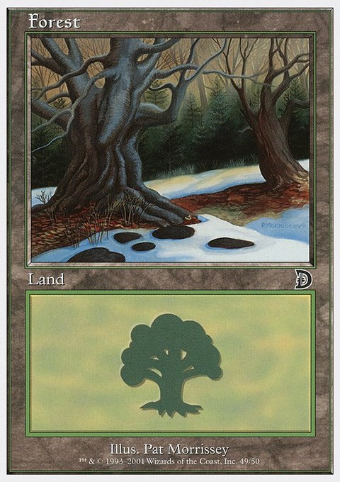 Forest, Deckmasters #49, Magic: The Gathering card