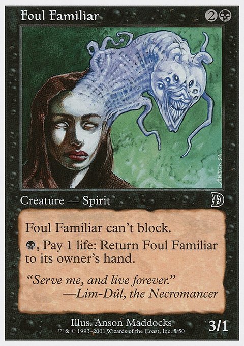 Foul Familiar, Deckmasters #5, Magic: The Gathering card
