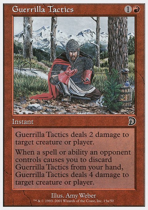 Guerrilla Tactics, Deckmasters #13a, Magic: The Gathering card