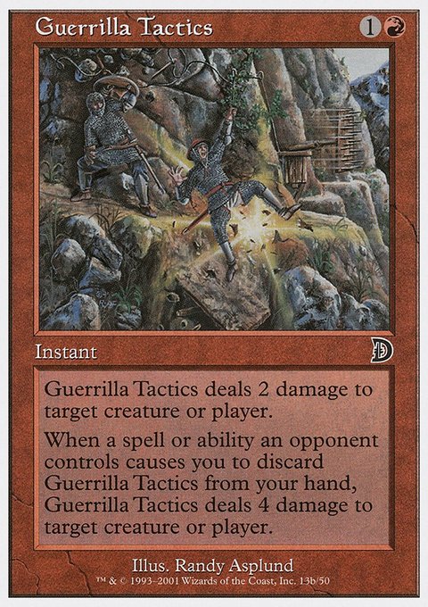 Guerrilla Tactics, Deckmasters #13b, Magic: The Gathering card