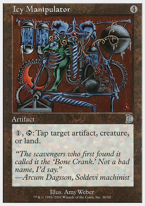 Icy Manipulator, Deckmasters #36, Magic: The Gathering card