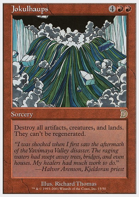 Jokulhaups, Deckmasters #15, Magic: The Gathering card