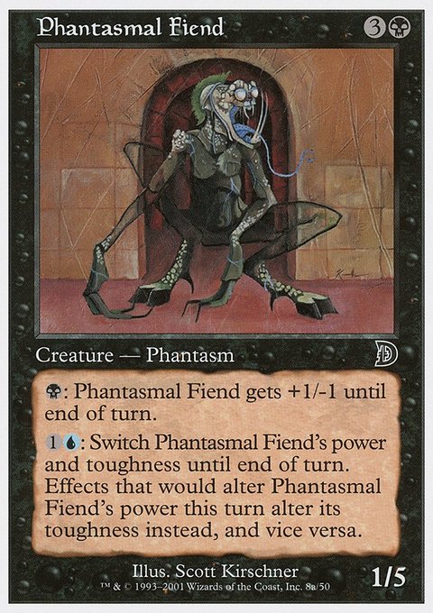 Phantasmal Fiend, Deckmasters #8a, Magic: The Gathering card