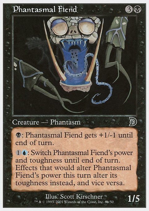 Phantasmal Fiend, Deckmasters #8b, Magic: The Gathering card