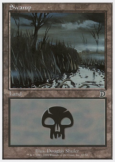 Swamp, Deckmasters #42, Magic: The Gathering card