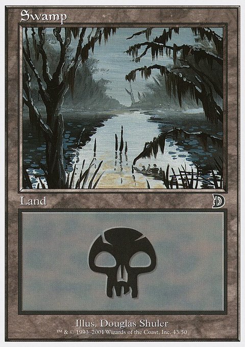 Swamp, Deckmasters #43, Magic: The Gathering card