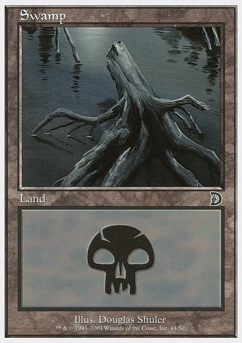 Swamp, Deckmasters #44, Magic: The Gathering card
