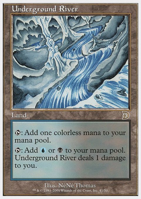 Underground River, Deckmasters #41, Magic: The Gathering card