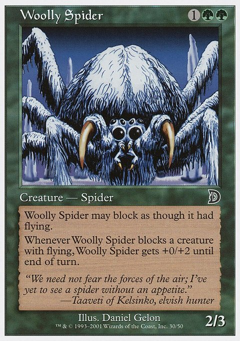 Woolly Spider, Deckmasters #30, Magic: The Gathering card