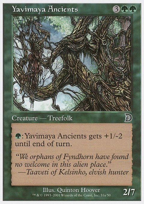 Yavimaya Ancients, Deckmasters #31a, Magic: The Gathering card