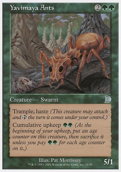 Yavimaya Ants, Deckmasters #32, Magic: The Gathering card