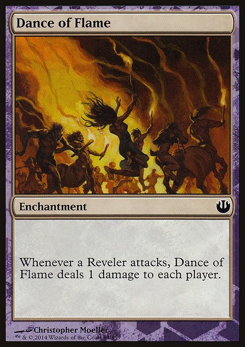 Dance of Flame, Defeat a God #14, Magic: The Gathering card