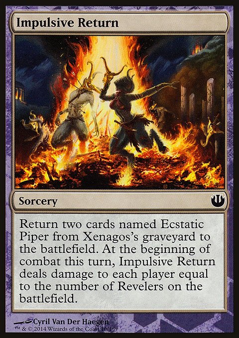 Impulsive Return, Defeat a God #10, Magic: The Gathering card