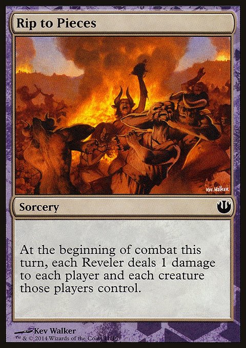 Rip to Pieces, Defeat a God #11, Magic: The Gathering card