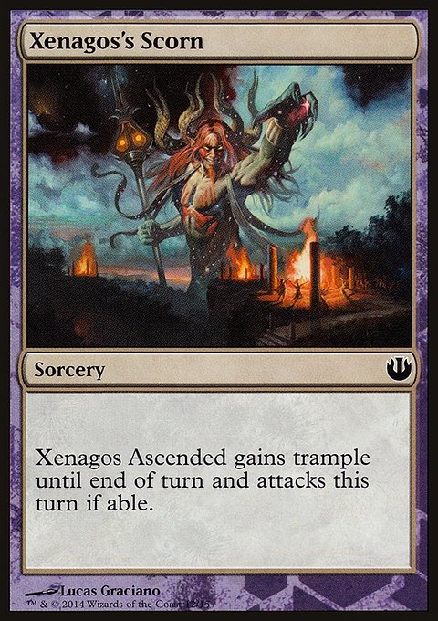 Xenagos's Scorn, Defeat a God #12, Magic: The Gathering card