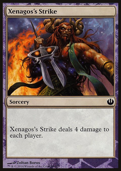 Xenagos's Strike, Defeat a God #13, Magic: The Gathering card