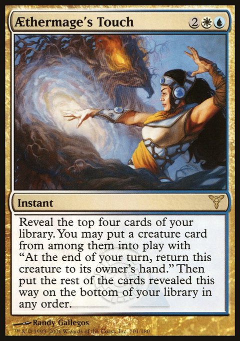 Aethermage's Touch, Dissension #101, Magic: The Gathering card