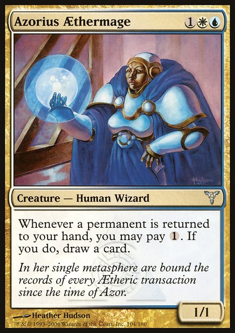 Azorius Aethermage, Dissension #104, Magic: The Gathering card