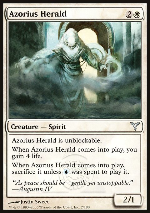 Azorius Herald, Dissension #2, Magic: The Gathering card