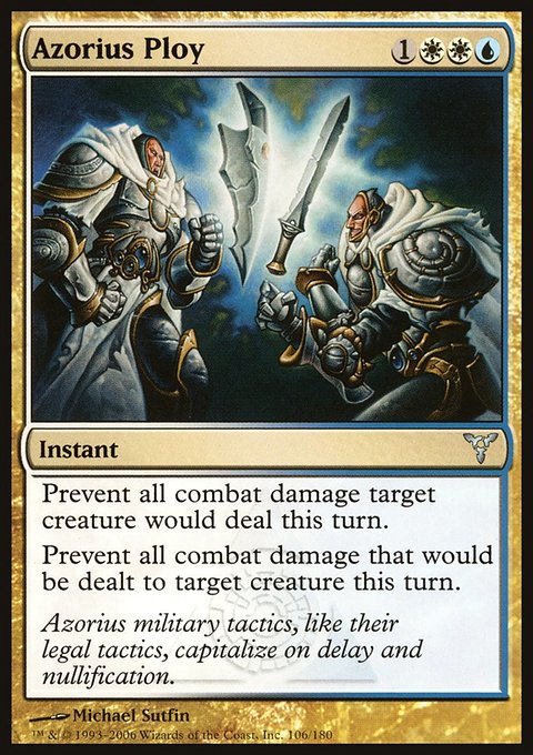 Azorius Ploy, Dissension #106, Magic: The Gathering card