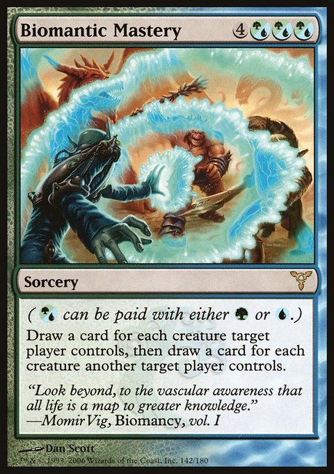 Biomantic Mastery, Dissension #142, Magic: The Gathering card