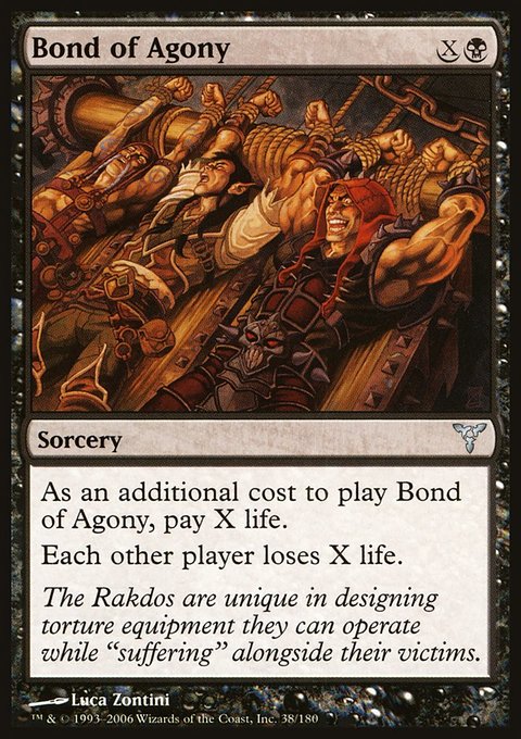 Bond of Agony, Dissension #38, Magic: The Gathering card